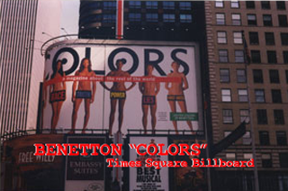 Hikari Takano Benetton Times Square Billboard